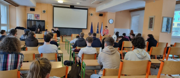 Zasedání Studentského parlamentu SŠIEŘ
