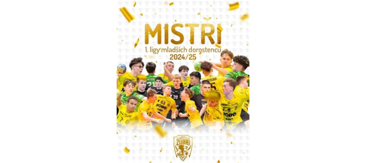 Žáci naší školy MISTŘI 1. ligy házené