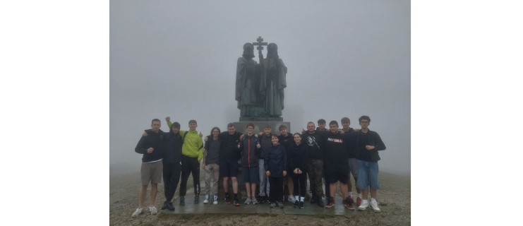 Na horu Radhošť s novým parťákem…aneb IT3. B spolu a rádi